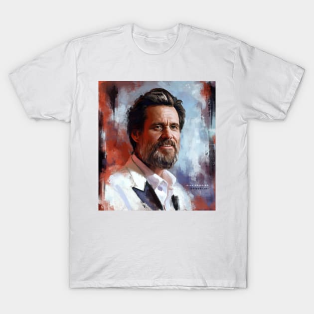 Jim Carrey artwork T-Shirt by irenkonst